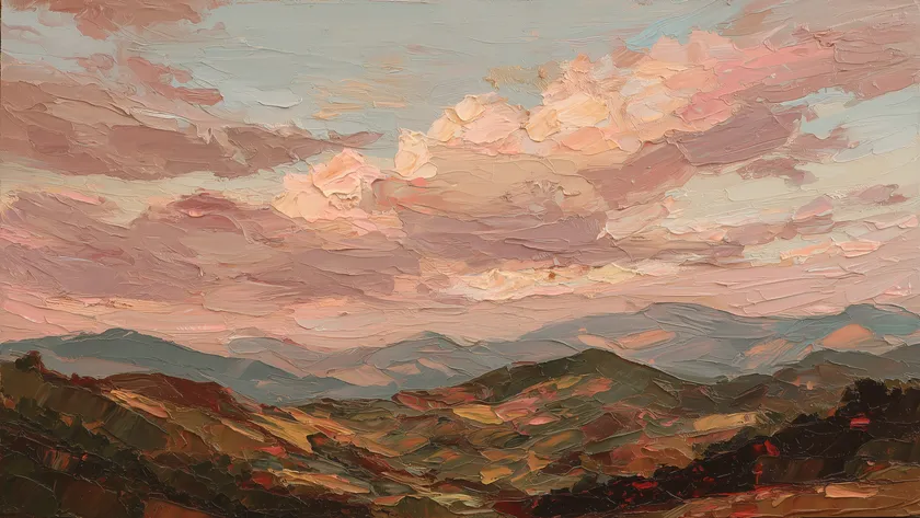 Blush Sky Hills