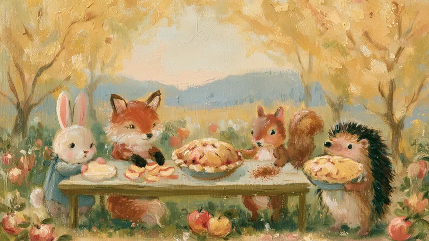 Woodland Animal Feast