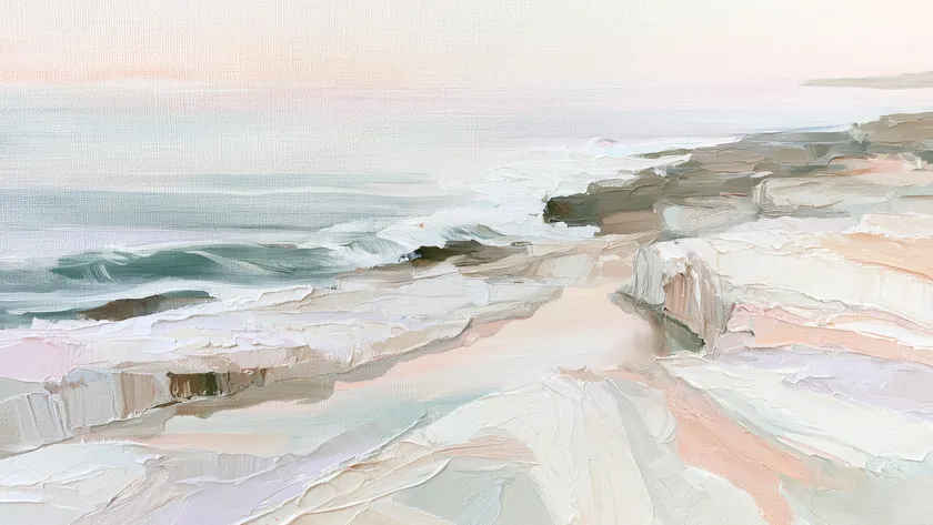 Pastel Textured Coast
