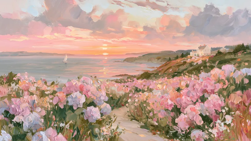 Coastal Afterglow Meadow