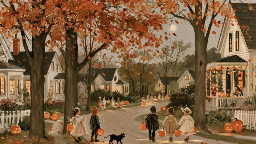 Trick or Treat Village