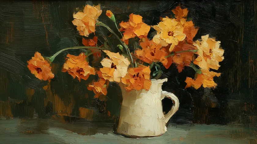Autumn Marigolds